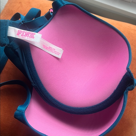PINK Victoria's Secret Blue Underwire Bra - Picture 3 of 4